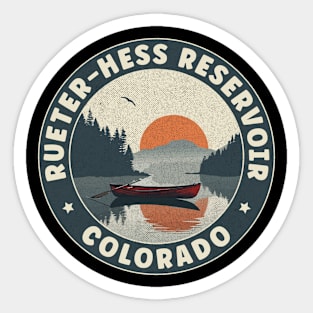 Rueter-Hess Reservoir Colorado Sunset Sticker